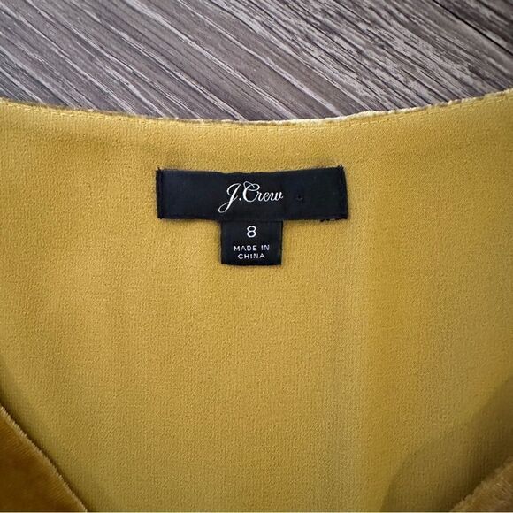 J. Crew faux velvet wrap blouse - Picture 5 of 8